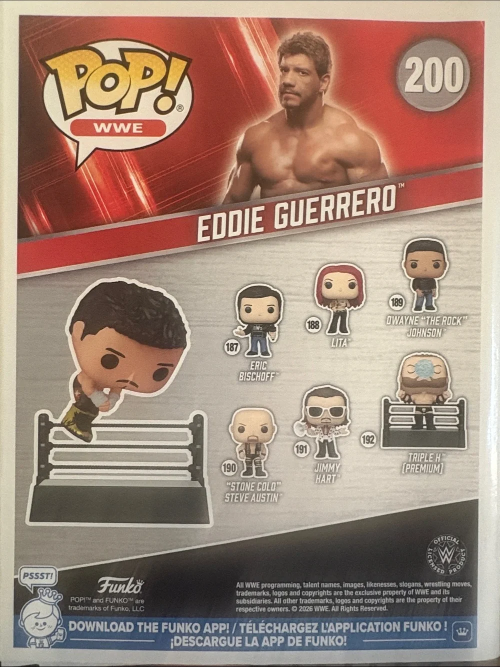Funko Pop! WWE Eddie Guerrero Vinyl Figure